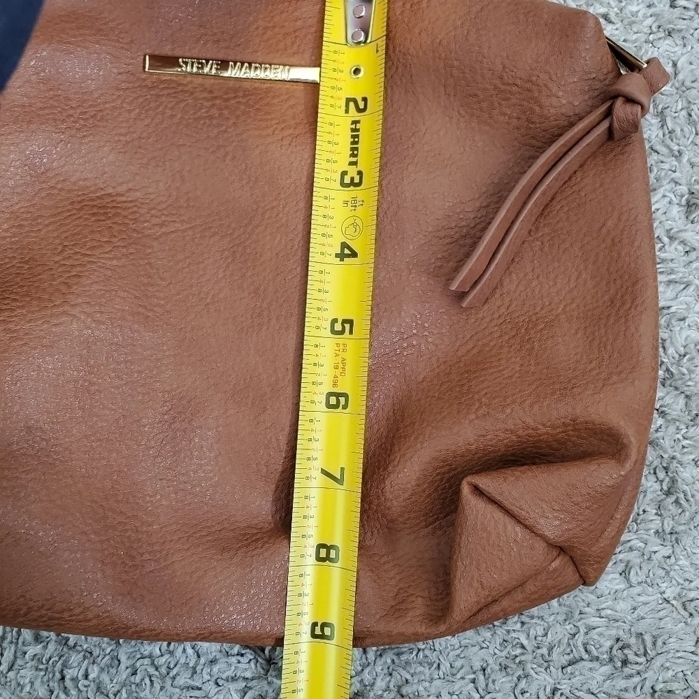 FAUX Leather Steve Madden Brown Pouch